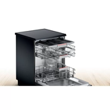Bosch Digital Dishwasher, 13 Place Settings, 6 Programs, Black - SMS46NB01B