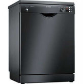 Bosch Digital Dishwasher, 12 Place Settings, 6 Programs, Black - SMS25AB00G