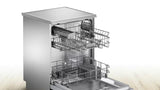 Bosch Digital Dishwasher, 12 Place Settings, 5 Programs, Silver - SMS45DI10Q