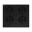 Fresh S2 Glass Built In Gas Hob, 4 Burners, 60 cm, Black - Fresh - ESTORES