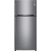 ثلاجة إل جي ديجيتال نو فروست بتقنية إنفيتر، 475 لتر، فضي - GN-H622HLHL