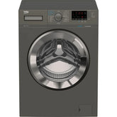 Beko Front Load Full Automatic Washing Machine With Inverter Technology, 9 kg, Grey - WTX 91232 XMCI2
