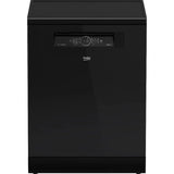 Beko Digital Dishwasher With Inverter Technology, 15 Place Settings, 6 Programs, Black - BDFN36531GB