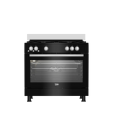 Beko Gas Cooker, 5 Burners, 90 cm, Black - GGR 15115 DX NBE