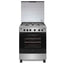 Zanussi Cooker, 4 Gas Burners, 60 cm, Stainless Steel - ZCG64396XA - ESTORES