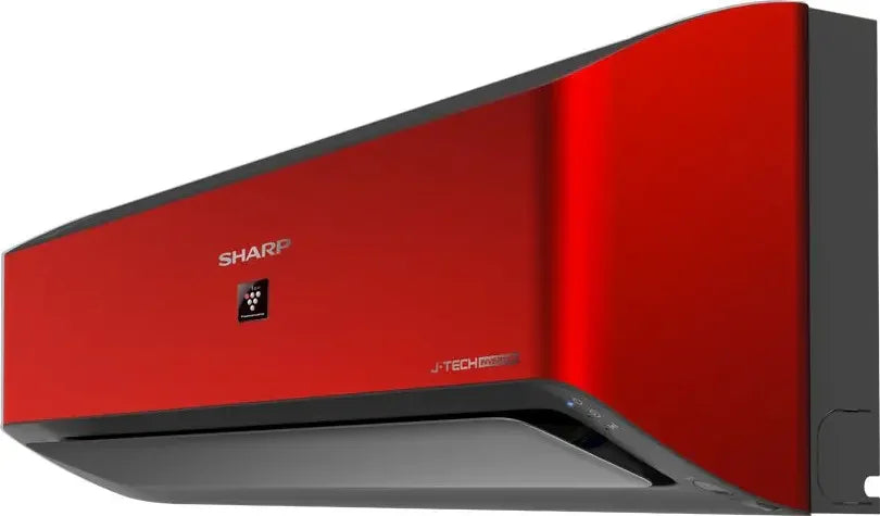 SHARP Split Cooling & Heating Air Conditioner With Plasmacluster & Inverter Technology, 2.25 HP, Red - AY-XP18YHER - ESTORES Main image