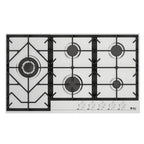 Purity Built In Gas Hob, 5 Burners, 90 cm, Stainless Steel - HPT908S - ESTORES