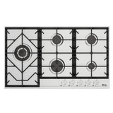 Purity Built In Gas Hob, 5 Burners, 90 cm, Stainless Steel - HPT908S