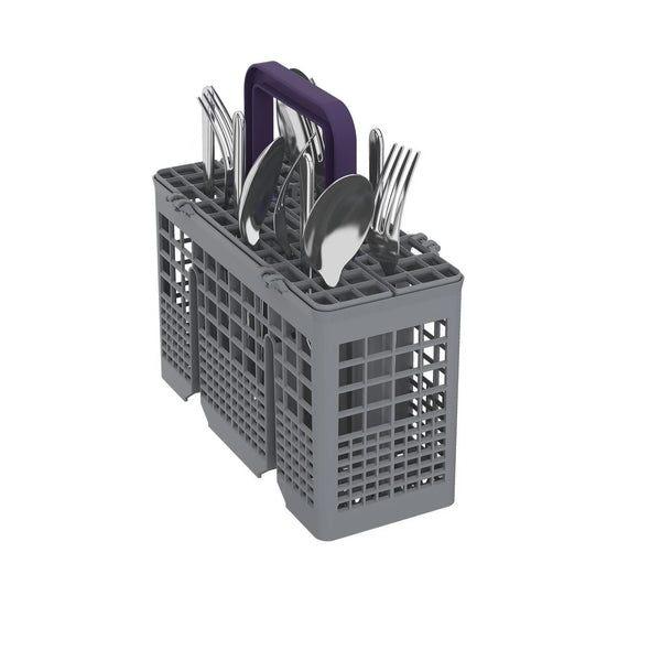Beko Digital Dishwasher, 10 Place Settings, 5 Programs, Silver - DVS05020S - ESTORES