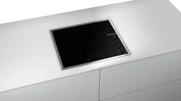 BOSCH Series 2 Built In Electric Hob, 4 Burners, 60 cm, Black - PKF645CA2E - ESTORES
