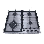 Purity EXEP Built In Gas Hob, 4 Burners, 60 cm, Stainless Steel - HPT603S - ESTORES