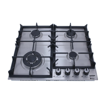 Purity EXEP Built In Gas Hob, 4 Burners, 60 cm, Stainless Steel - HPT603S