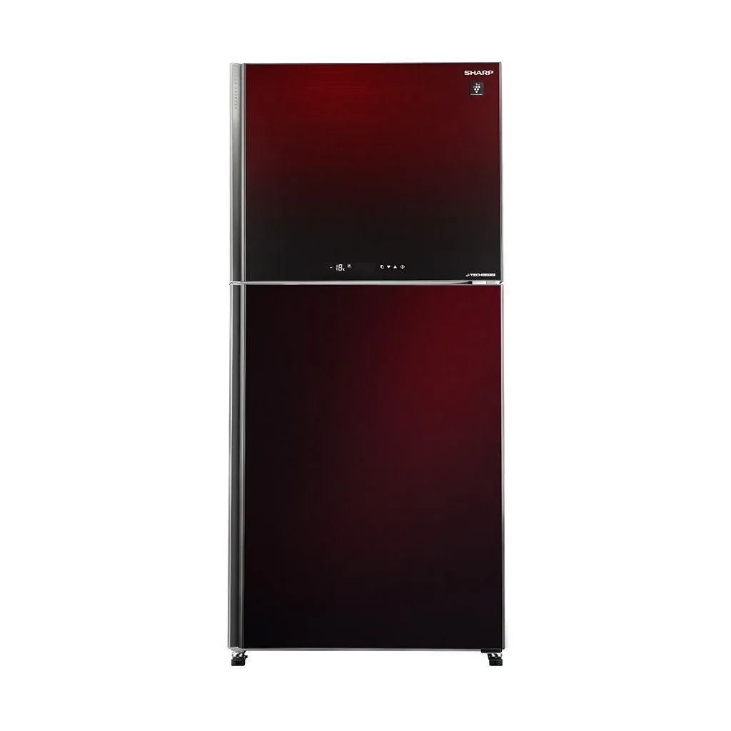 Sharp Digital No Frost Refrigerator With Inverter Technology, 385 Liters, Red - SJ-GV48G-RD - ESTORES Main image