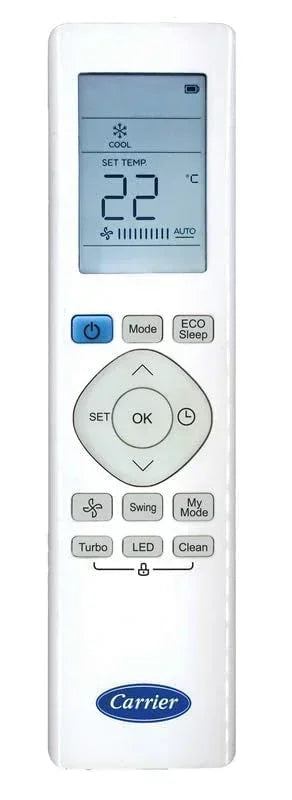 Carrier Optimax Split Air Conditioner With Inverter Technology, Cooling & Heating, 5 HP, White - 53QHET36DN-708F - ESTORES