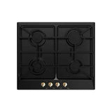 Fresh Gas Built-In Hob, 4 Burners, 60 cm, Black