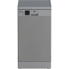 Beko Digital Dishwasher, 10 Place Settings, 5 Programs, Silver - DVS05020S - ESTORES