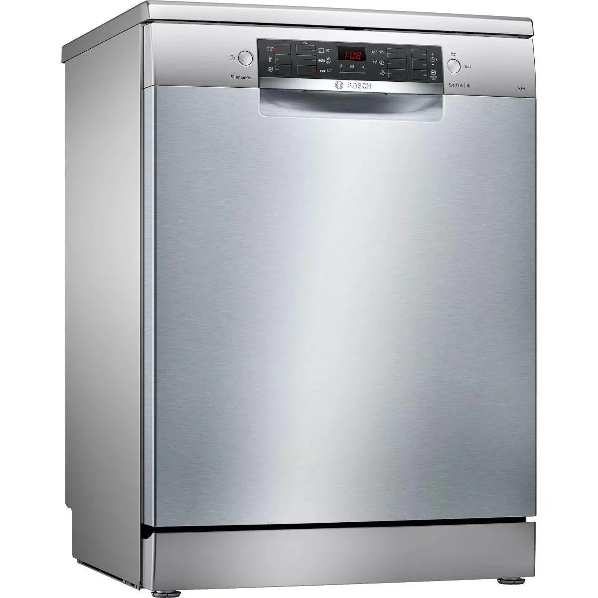 Bosch Series 4 Digital Dishwasher, 12 Place Settings, 5 Programs, Inox - SMS45DI10Q - ESTORES Main image