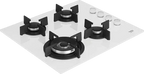 Beko Built In Gas Hob, 4 Burners, 60 cm, White - HILW 64122 SWE - ESTORES