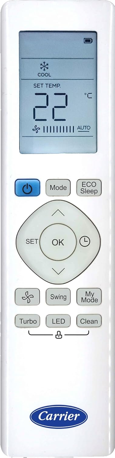 Carrier Xcool Digital Split Air Conditioner With Plasma Function, 2.25 HP, Cooling Only, White - 53KHEFT18-F Secondary image