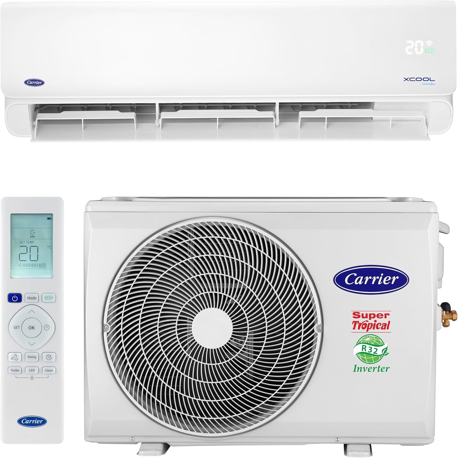 مكيف هواء كاريير Optimax سبليت انفرتر، تبريد وتدفئة، 1.5 حصان - 53QHC12DN-708  Secondary image