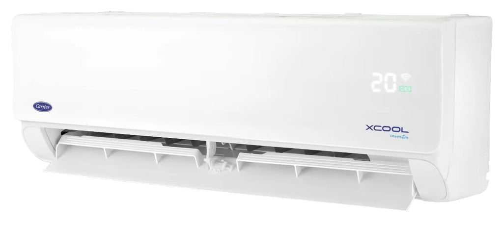 Carrier Xcool  Digital Split Air Conditioner With Plasma Function, 1.5 HP, Cooling &Heating, White - 53QHEFT12-F