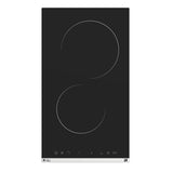 Purity Built In Electric Hob, 2 Burners, 30 cm, Black - MS231