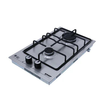 Purity EXEP Built In Gas Hob, 2 Burners, 30 cm, Stainless Steel - HPT302S - ESTORES