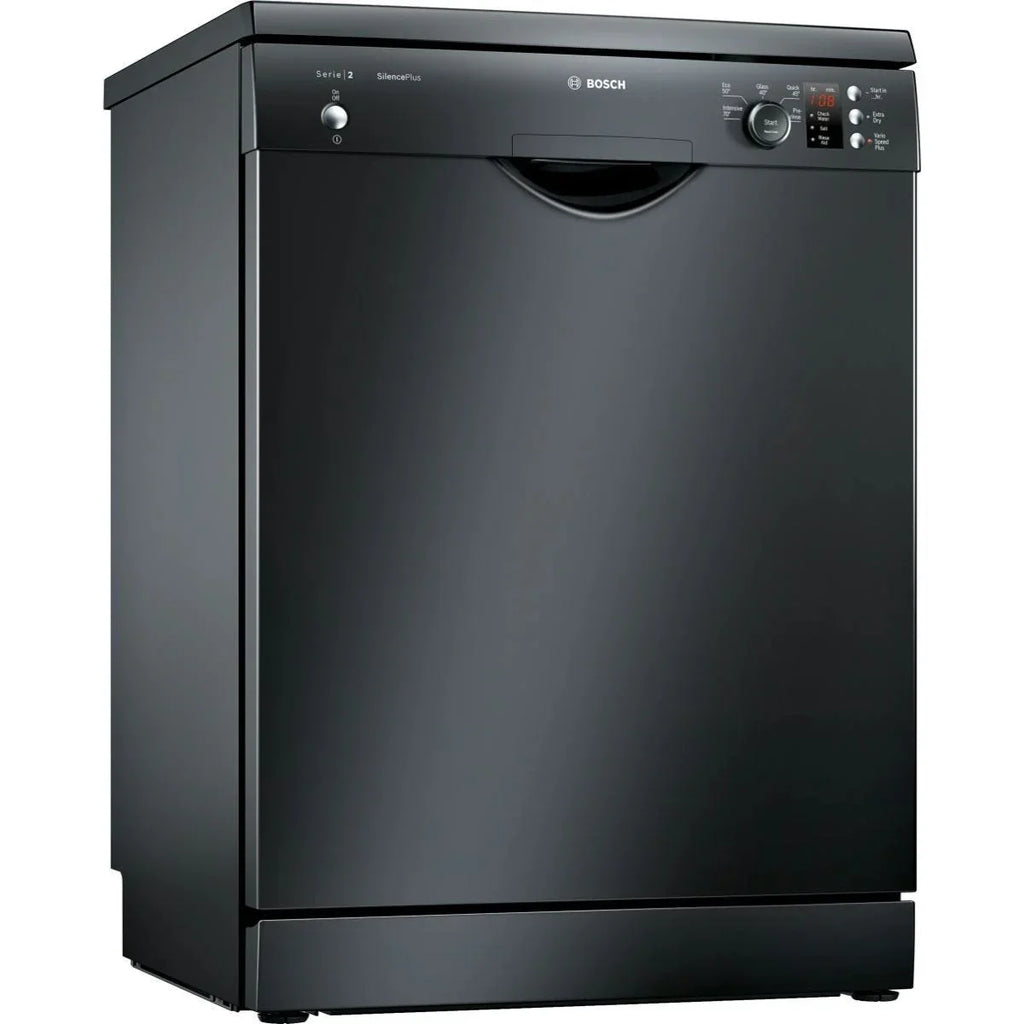 Bosch Digital Dishwasher, 12 Place Settings, 5 Programs, Black - SMS25AB00G - ESTORES