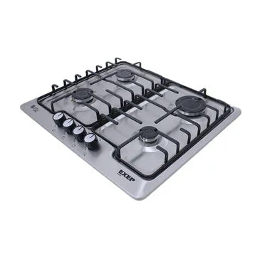 urity EXEP Built In Gas Hob, 4 Burners, 60 cm, Stainless Steel - HPT604S - ESTORES