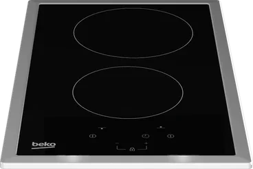 Beko Built-In Electric Hob, 2 Burners, 30 cm, Black - HDMC 32400 TX - ESTORES