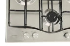 Ariston Built-In Gas Hob, 4 Burners, 60 cm, Stainless Steel - PCN 642 IX/A - ESTORES