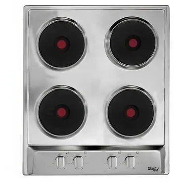 Purity Built In Electric Hob, 4 Burners, 60 cm, Stainless Steel - HPT601S - ESTORES