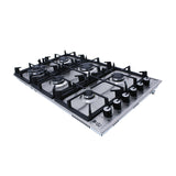 Purity EXEP Built In Gas Hob, 6 Burners, 90 cm, Stainless Steel - HPT903S