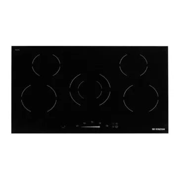 Fresh VCT 80 Built In Electric Hob, 5 Burners, 80 cm, Black - Fresh - ESTORES