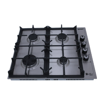 Purity EXEP Built In Gas Hob, 4 Burners, 60 cm, Stainless Steel - HPT602S