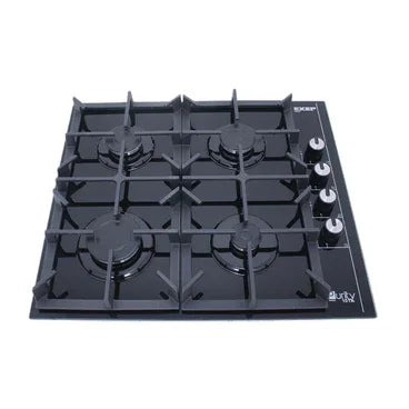 Purity EXEP Built In Gas Hob, 4 Burners, 60 cm, Black - HPT602G - ESTORES