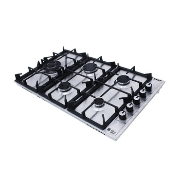 Purity EXEP Built In Gas Hob, 5 Burners, 90 cm, Stainless Steel - HPT905S