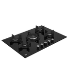 BEKO Built-In Gas Hob, 75 cm, Crystal, 4 Burners 1 Wok - HILW 75222 S - ESTORES