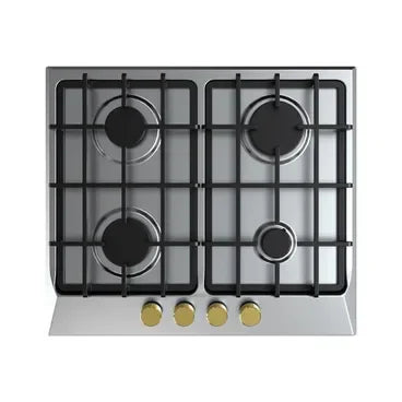 Fresh HAFR60CMSC1-BR Built In Electric Hob, 4 Burners, 60 cm, Stainless Steel - Fresh-500009614 - ESTORES