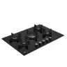 Beko bPRO 500 Built In Gas Hob, 5 Burners, 75 cm, Black - HILW 75222 S - ESTORES