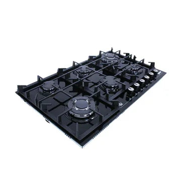 Purity EXEP Built In Gas Hob, 6 Burners, 90 cm, Black - HPT904G - ESTORES
