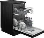 Beko Digital Dishwasher, 10 Place Settings, 5 Programs, Black - BDFS15020B - ESTORES