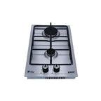 Purity EXEP Built In Gas Hob, 2 Burners, 30 cm, Stainless Steel - HPT302S - ESTORES