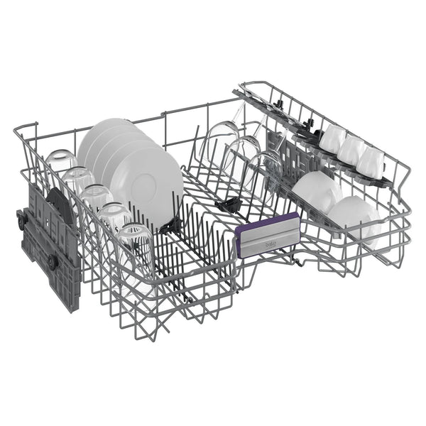 Beko Digital Dishwasher With Inverter Technology, 15 Place Settings, 6 Programs, Silver - BDFN36531XC - ESTORES