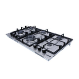 Purity EXEP Built In Gas Hob, 6 Burners, 90 cm, Stainless Steel - HPT902S