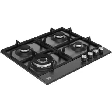 Beko Gas Built-In Hob, 4 Burners, 60 cm, Black - HIAW 64225 BX - ESTORES