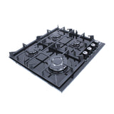 Purity EXEP Built In Gas Hob, 4 Burners, 60 cm, Black - HPT603G