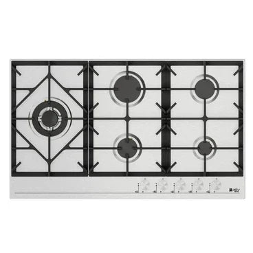 Purity Built In Gas Hob, 5 Burners, 90 cm, Stainless Steel - HPT907S - ESTORES Main image