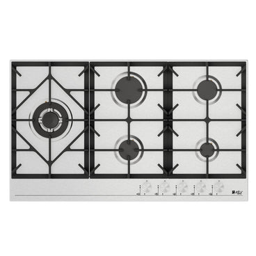 Purity Built In Gas Hob, 5 Burners, 90 cm, Stainless Steel - HPT907S