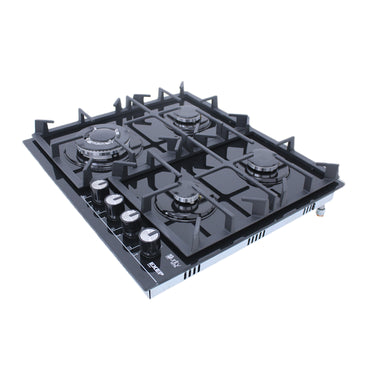 Purity EXEP Built In Gas Hob, 4 Burners, 60 cm, Black - HPT603G